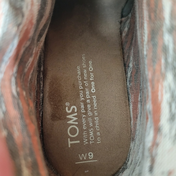 Womans TOMS Kala Wedge Lace up Suede Tan/Taupe Bootie Size 9 - Picture 7 of 9